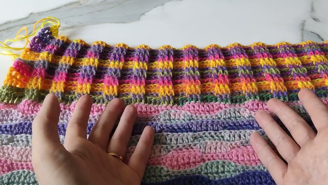 Ежегодное апрельское обновление вязаного крючком одеяла