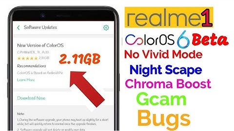 Realme 1 ColorOS 6 Beta Received | Realme 1 Update | No Vivid Mode | ColorOS 6 Bugs |