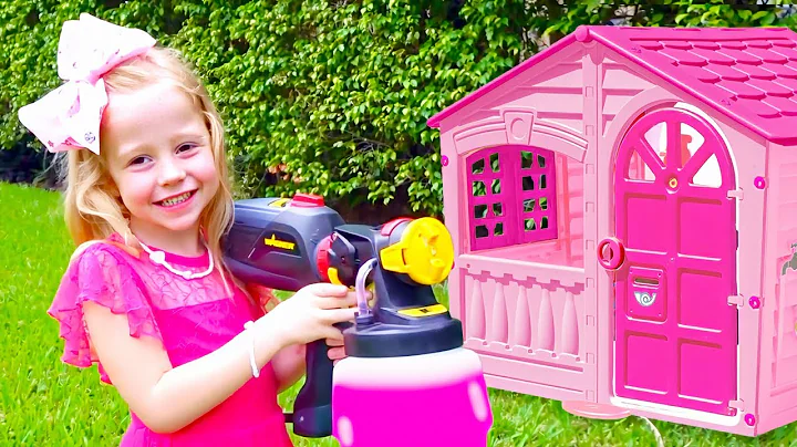 Stacy is painting the house pink