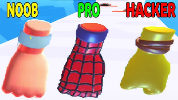 NOOB VS PRO VS HACKER - Hands Rush 3D
