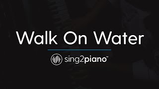 Walk On Water (No Rap, Piano Karaoke) Eminem & Beyoncé chords