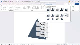 How to insert pyramid list in word