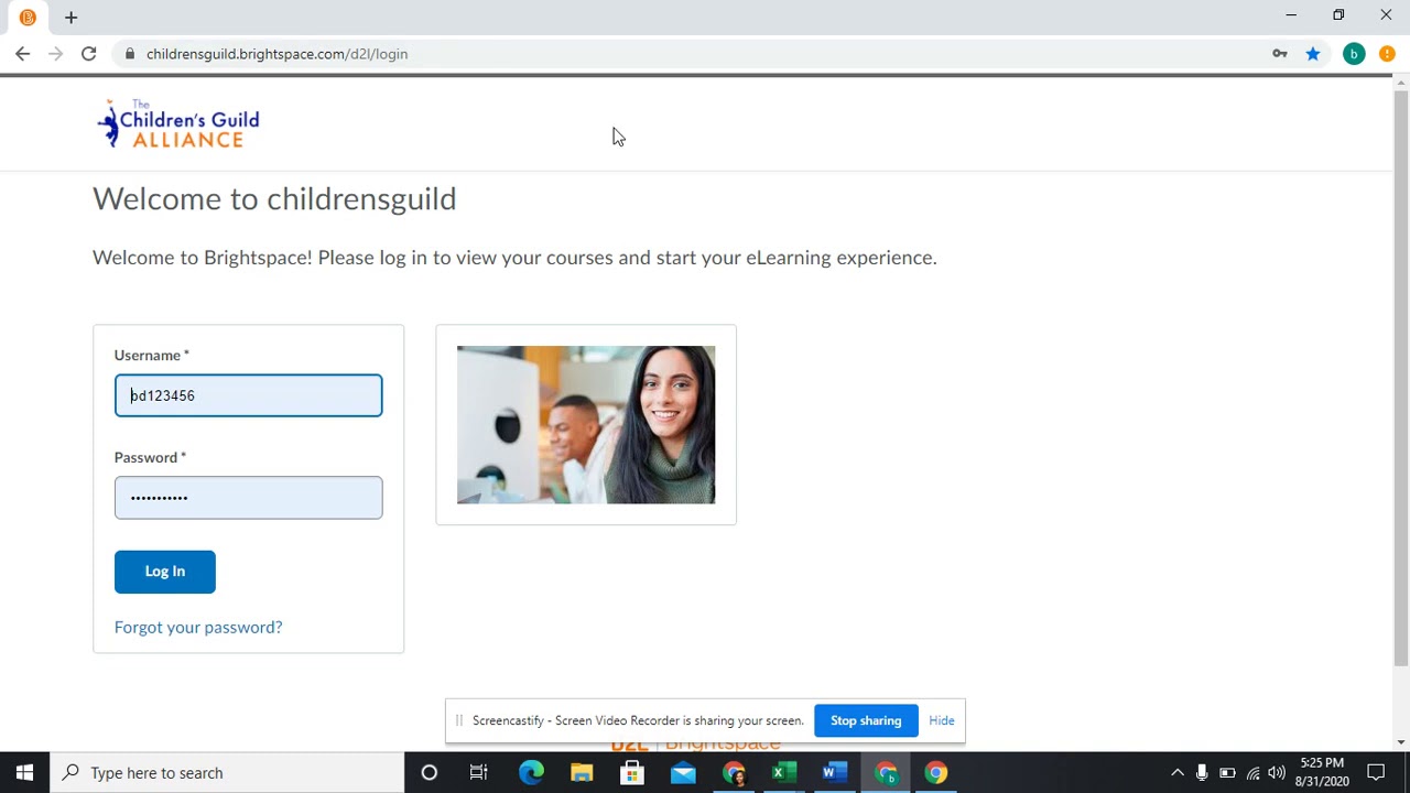 Logging into Brightspace Using a Laptop Part 2 - YouTube