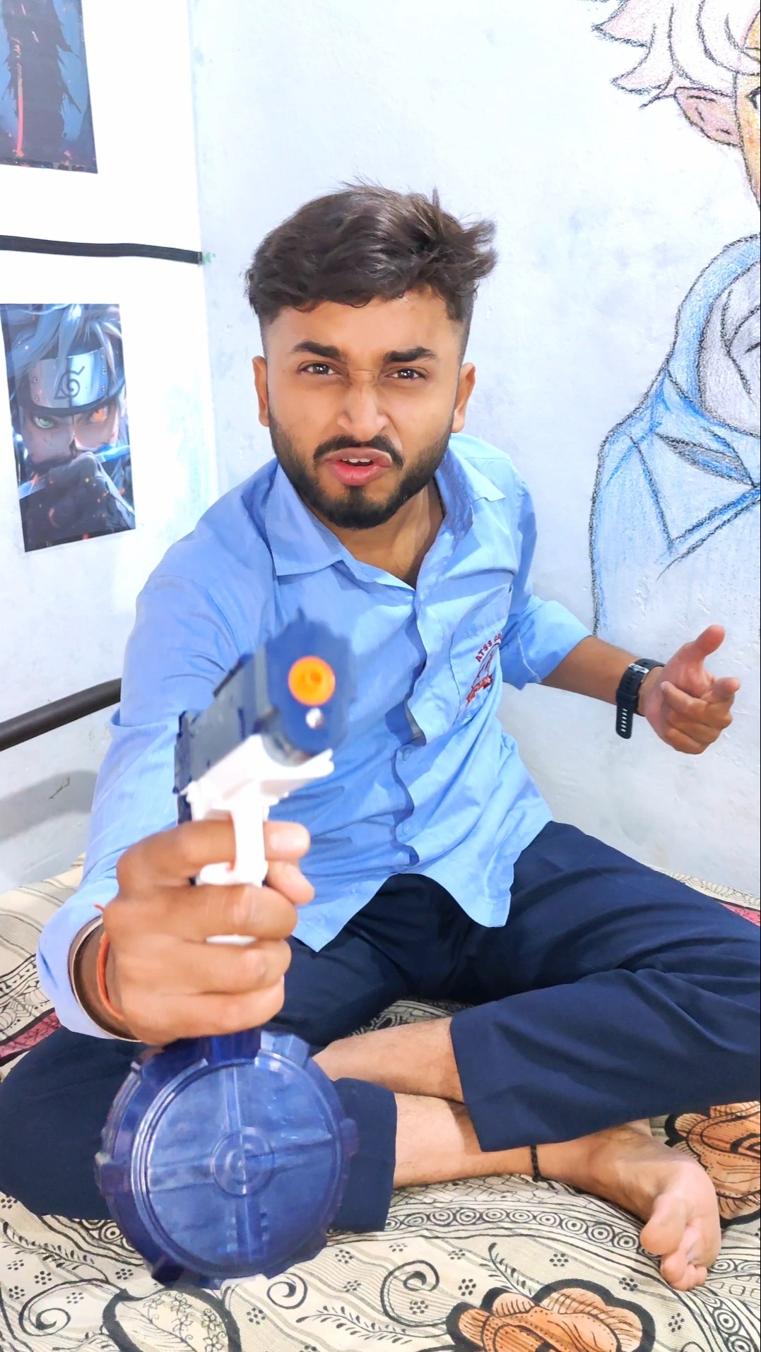 Kiska Water Gun Accha Hai ? ? #shorts