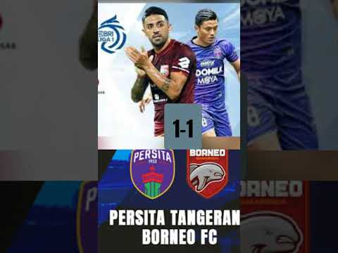 persita vs borneo fc : 1-1 #shorts#liga1#sepakbola#viral