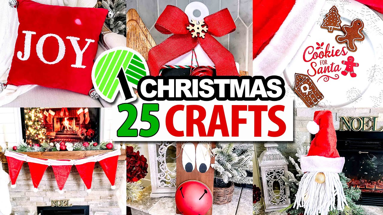 25 *BEST* Holiday CRAFTS! (Beginner friendly) Dollar Tree