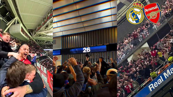 Gooners Tear Apart the Bernabéu as Arsenal Stun Real Madrid to Reach UCL Semis