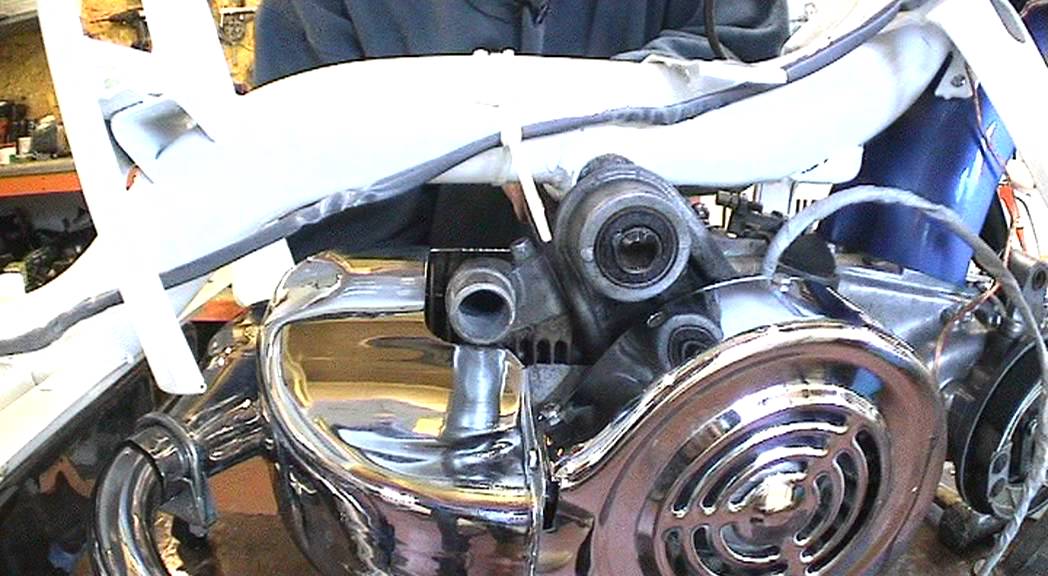 Fitting an engine to a Lambretta scooter -