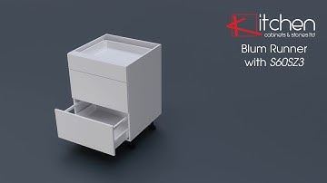 [Components] Assembly Video for Blum Runners with 600mm 3 drawer base cabinet