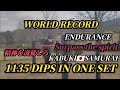 THE IMPOSSIBLE WORLD RECORD1135 DIPS IN ONE SET UNOFFCIAL 【地獄を越えたものだけが、天を突く #WorldRecord #1135Reps 