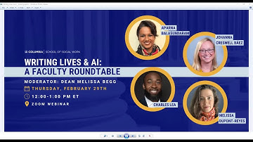 Writing Lives & AI -- A Faculty Roundtable Discussion