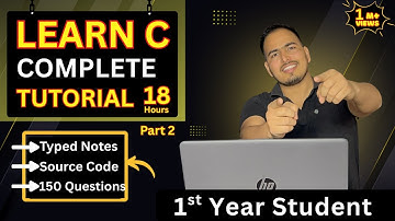 C Language Tutorial for Beginners (with Notes & Practice Questions) Part 2  @helloworld_institute ​