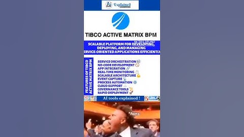 "TIBCO Matrix BPM AI: Transform Your Business with Smart Automation 🚀📈"