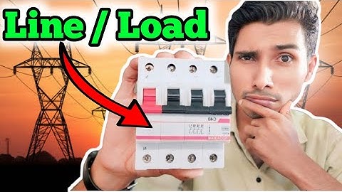 MCB input output connection | MCB connection