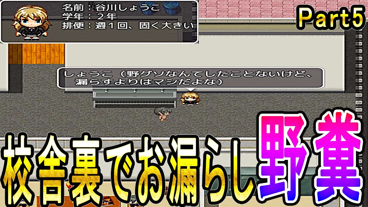 【排便妨害ーあの子のウンチを阻止せよー Part5】不良ギャル女子学生が悶絶限界突破でお漏らし！？手洗い場の横で大胆に露出犯行！？