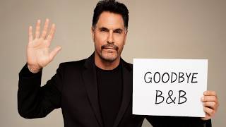 “DON DIAMONT Announces Leaving B&B, Here's Bill's Final Storyline | Bold and Beautiful”