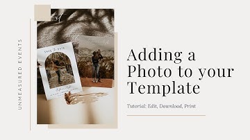 Adding A Photo to Your Templett Template from Unmeasured Event on Etsy