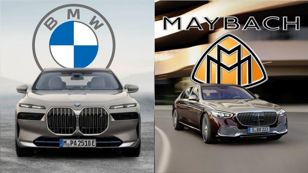 POROVNÁNÍ maybach s680 VS BMW i7 - YouTube