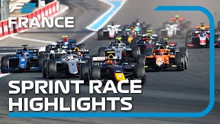 F2 Sprint Race Highlights | 2022 French Grand Prix