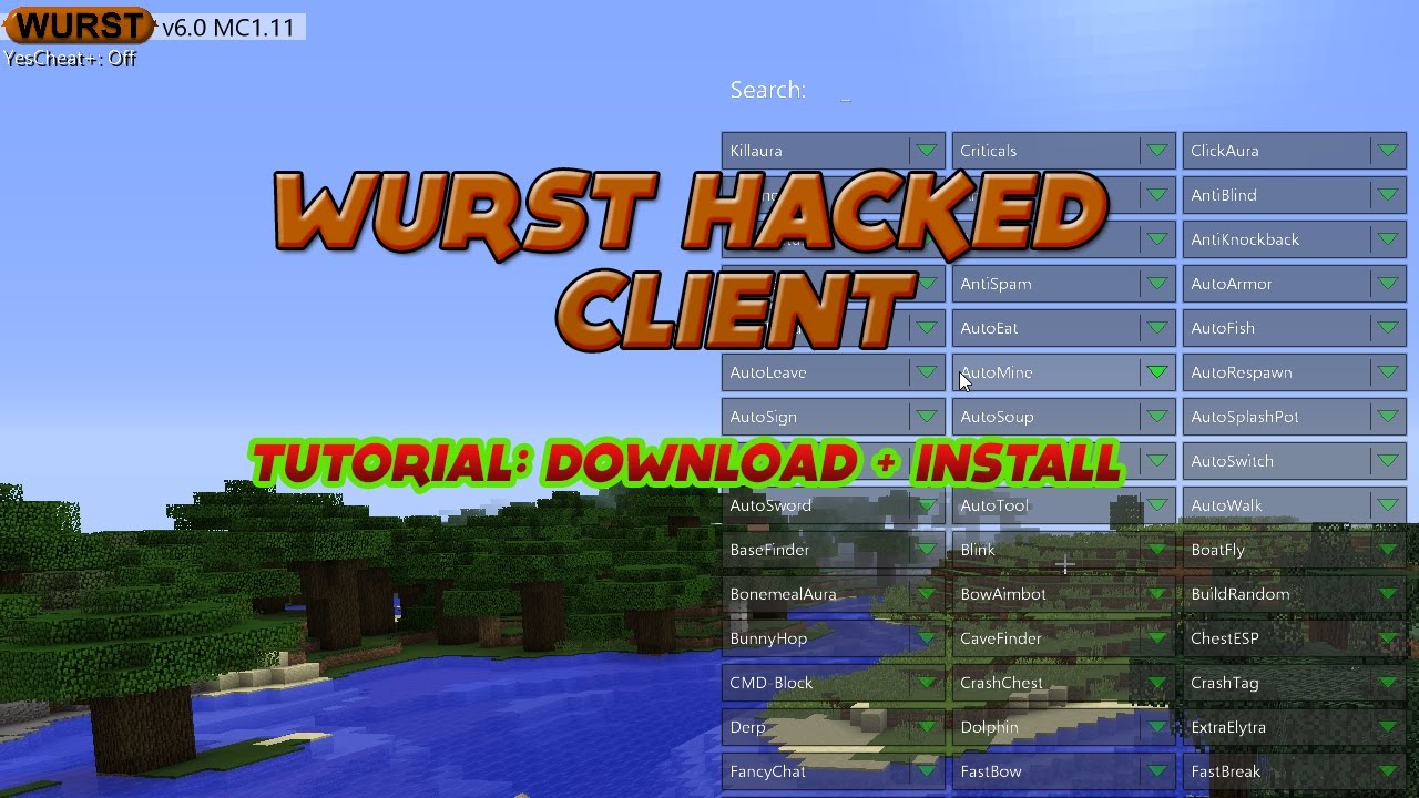 minecraft how to install wurst 6.0 minecraft how to install wurst 6.0