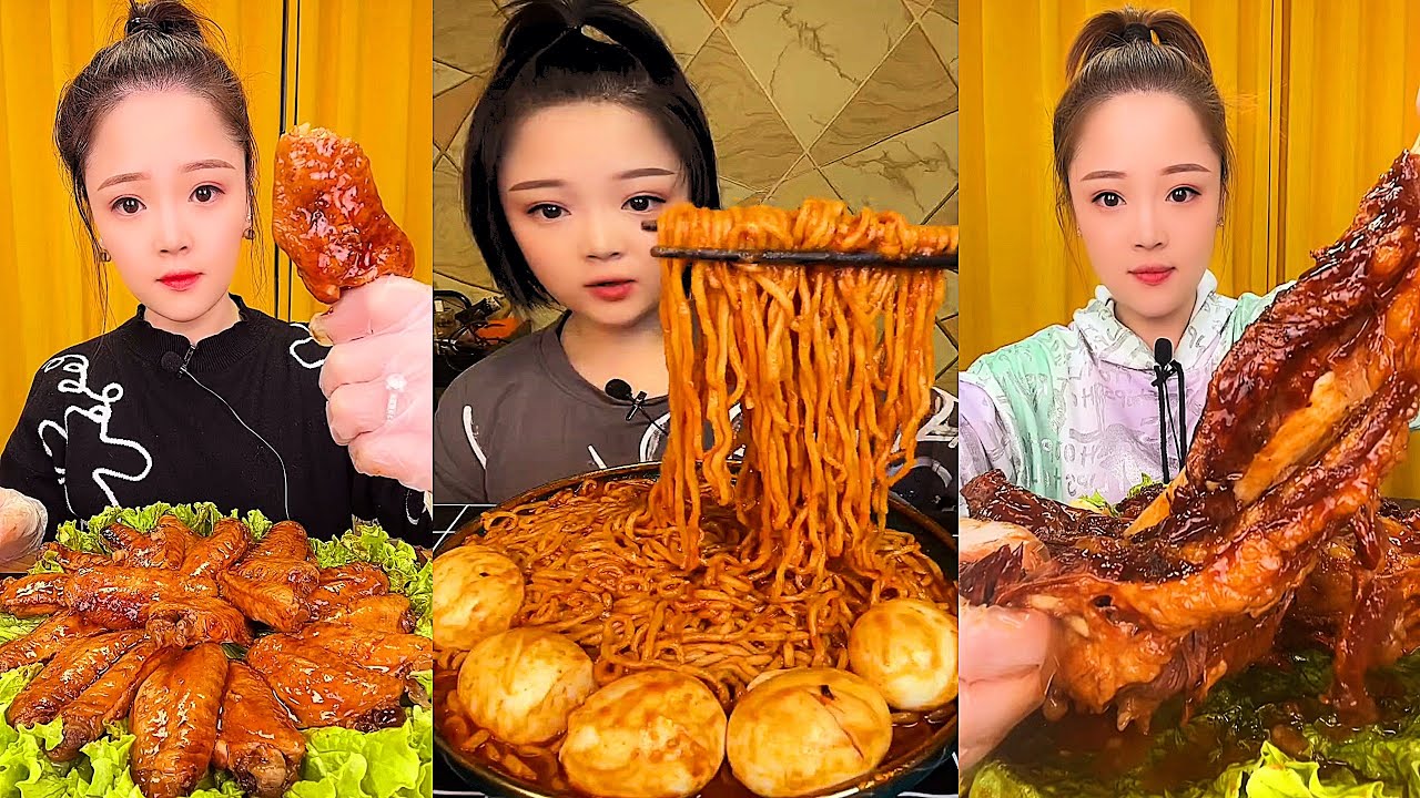 ASMR MUKBANG spicy Pork Bellly Soothing Sounds While Enjoying Delicious 먹방 모음이 팅쇼 리얼 사운드 #278