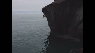 Kyle Fisher On His New Deep Water Solo at Footsteps, Northwest California