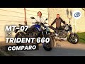 Comparo yamaha mt 07 et triumph trident 660 2021