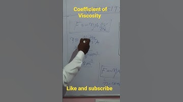 Coefficient of Viscosity||#dimension |@rkstutorial