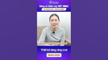 Thẩm mỹ răng sứ dáng oval- Ăn thoải mái, cười tự nhiên #vietsmile #nhakhoa #rangsuthammy #shorts