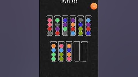 Ball sort puzzle level 322 - 323