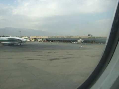 Iran Air Landing in Tehran (Mehrabad)