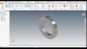 Autodesk Inventor Professional Tutorial (Skateboard Modelling) - Washer