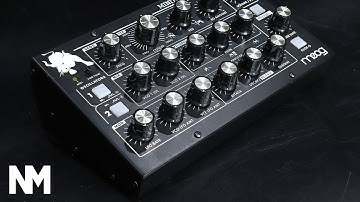 Moog MINITAUR MINIMOOG Multitrack Song  2017 (Custom Sounds) | New Firmware | Noisy Machines