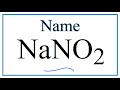 Sodium Nitrite and Its Properties