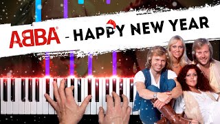 ABBA - Happy New Year 🔹 НОТЫ + MIDI / Piano cover by musicman (feat. Christina Mogitich - Altistka)