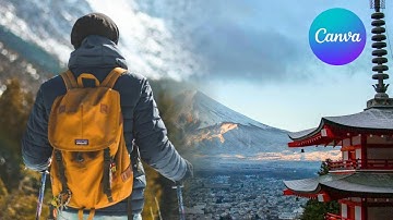 Canva Tutorial: How to Blend two Images / Photo