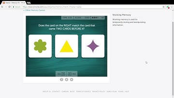 Lumosity - Memory Match - 20100 Score - Brain Games 2017