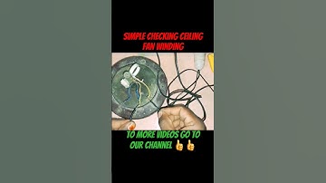 #how to check ceiling fan winding👌👌 🔌🔌💯#ceiling fan winding checking with test lamp #youtube #viral