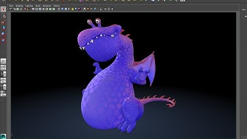 Happy Dragon: Realtime Viewport 2.0 Maya