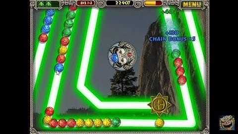 My first 5 custom level in zuma deluxe