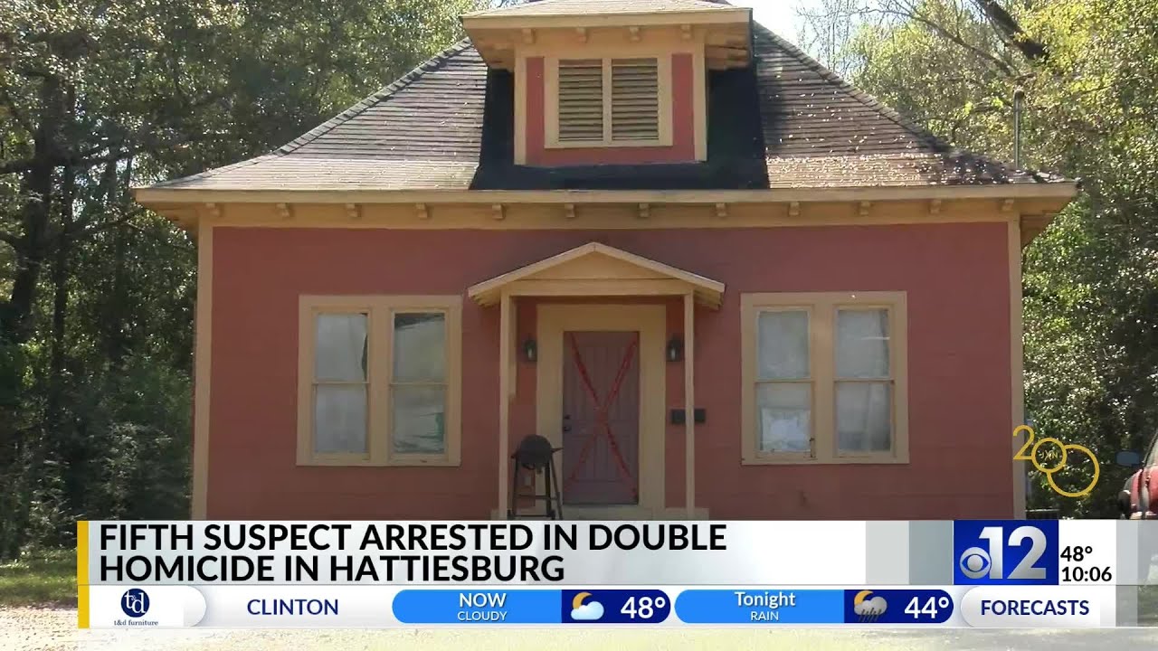 5th suspect arrested for Hattiesburg double homicide YouTube 5th suspect arrested for Hattiesburg double homicide YouTube