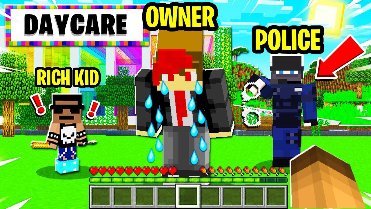 I Called The POLICE and Exposed The RICH Daycare.. The OWNER Started CRYING.. (Minecraft)