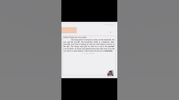 CSIR - NET JRF / LS EARTH SCIENCE | IMPORTANT TOPIC | Lec. 12 cyclone 4 Structure