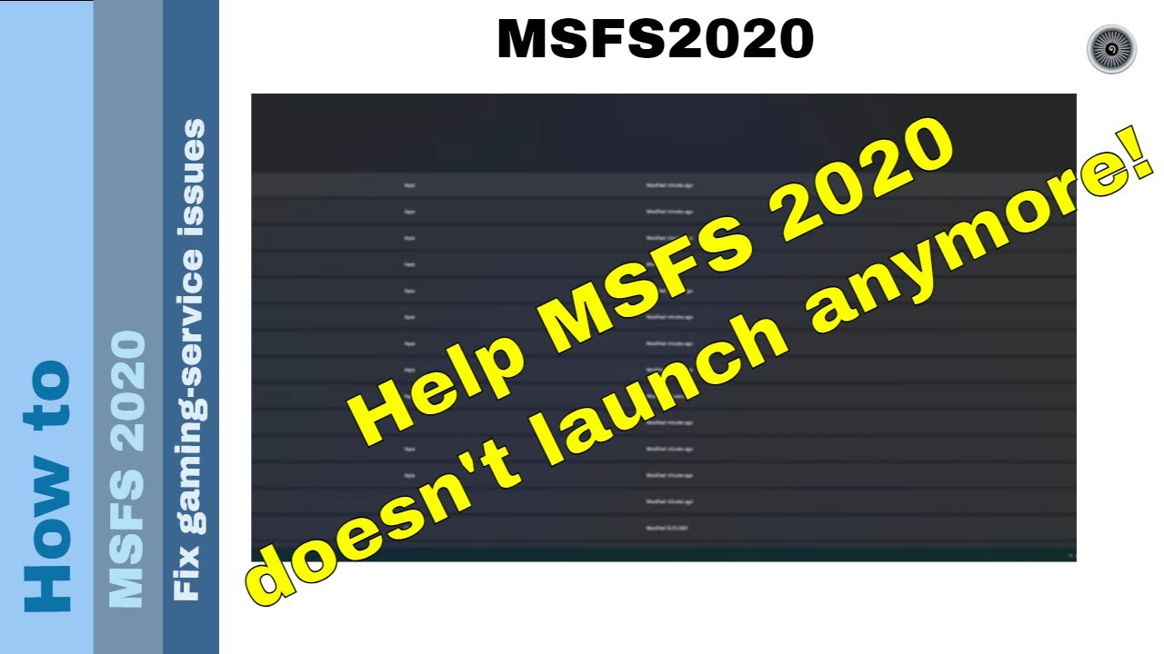 STEAM MSFS 2020 NOT LAUNCHING?