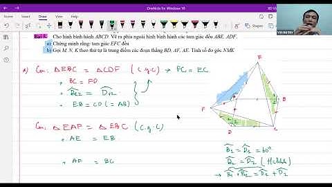 Bài tập hình bình hành lớp 8 nâng cao