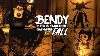 Bandy : The Ink Machine Downward Fall - Full Walkthrough & Ending