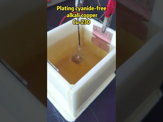 Zinc Alloy Pre-plating Cyanide-Free Alkali Copper Process class=