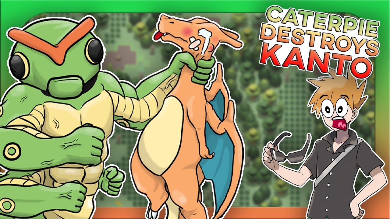 Destroying Pokemon Fire Red With A Caterpie!