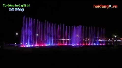 Thiết kế thi công nhạc nước, đài phun nước nghệ thuật Hải Đăng Automation