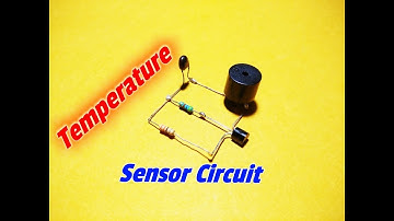 How To Make Simple Temperature Sensor Circuit.Simple Heat Sensor Circuit..Simple Fire Alarm circuit.
